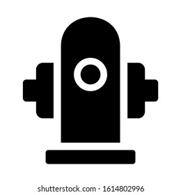fire hydrant icon isolated sign symbol vector illustration - high quality black style vector icons
