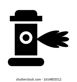 fire hydrant icon isolated sign symbol vector illustration - high quality black style vector icons
