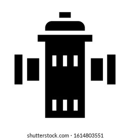 fire hydrant icon isolated sign symbol vector illustration - high quality black style vector icons
