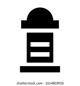 fire hydrant icon isolated sign symbol vector illustration - high quality black style vector icons
