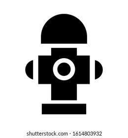 fire hydrant icon isolated sign symbol vector illustration - high quality black style vector icons
