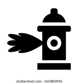 fire hydrant icon isolated sign symbol vector illustration - high quality black style vector icons
