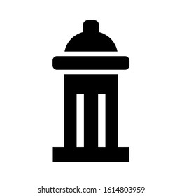 fire hydrant icon isolated sign symbol vector illustration - high quality black style vector icons
