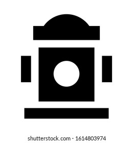 fire hydrant icon isolated sign symbol vector illustration - high quality black style vector icons
