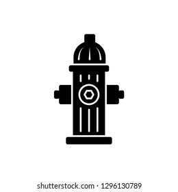 fire hydrant icon logo template