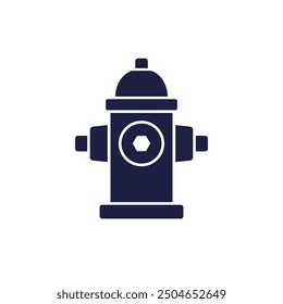 fire hydrant icon on white