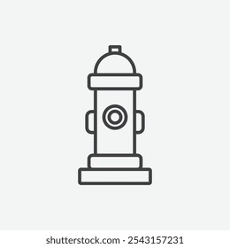 Fire hydrant icon set. vector illustration.