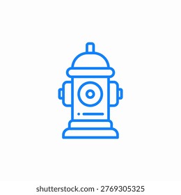 fire hydrant icon sign vector