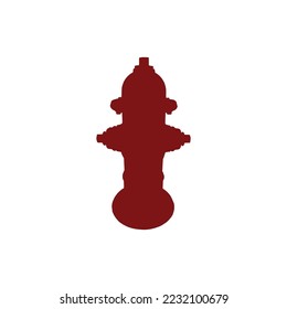 Fire hydrant icon. Simple style state of emergency poster background symbol. brand logo design element. Fire hydrant t-shirt printing. Vector for sticker.