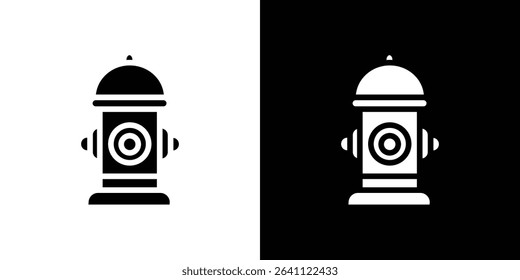 Fire hydrant icon symbols. Vector illustration.