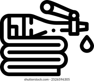 fire hydrant icon. Thin Linear Style Design Isolated On White Background