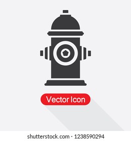 Fire Hydrant Icon Vector Illustration Eps10