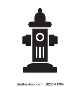 Brandschutzsymbolen-Vektorgrafik in Trendy Flat Style Design