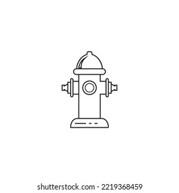 fire hydrant icon vector illustration logo design 