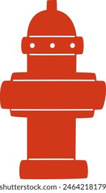 Fire Hydrant Icon Vector Illustration