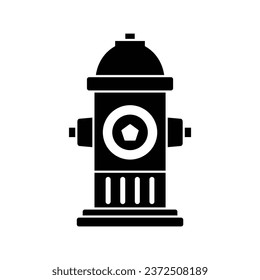 fire hydrant icon vector logo