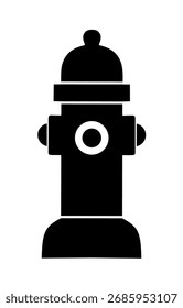 Hydrant, Ikone, Vektor auf weißem Hintergrund