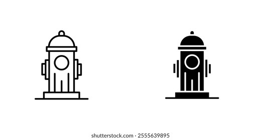 Fire hydrant icons for app and websites.