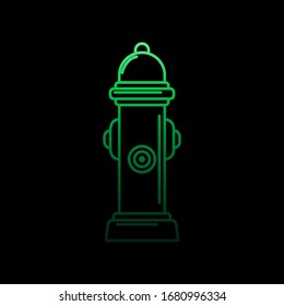 Fire hydrant nolan icon. Simple thin line, outline vector of fireman icons for ui and ux, website or mobile application