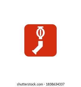 Fire hydrant sign icon isolated on white background. Fire emergency symbol modern, simple, vector, icon for website design, mobile app, ui. Vector Illustration