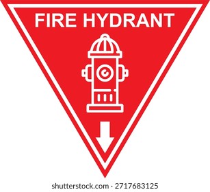 El letrero de la boca de incendios indica la ubicación de una boca de incendios para uso de emergencia. Diseñado para una visibilidad clara y un reconocimiento rápido, es adecuado para señalización imprimible en áreas públicas, sitios industriales y zonas de seguridad contra incendios.