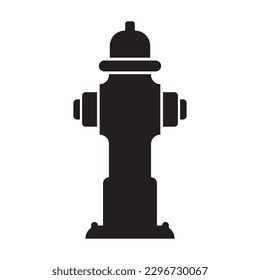 Fire hydrant symbol icon, logo vector illustration design template
