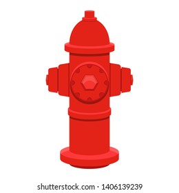 Fire hydrant vector design illustration isolated on white background