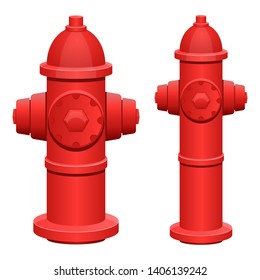 Fire hydrant vector design illustration isolated on white background