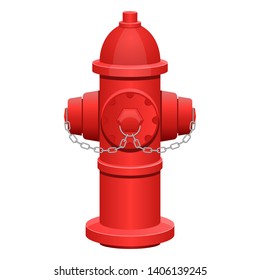 Fire hydrant vector design illustration isolated on white background