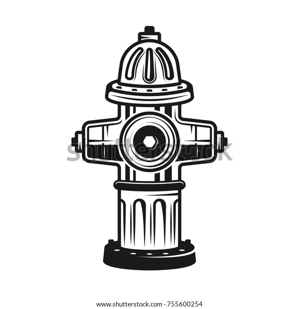 Fire Hydrant Vector Detailed Illustration Vintage Stock Vector (Royalty ...