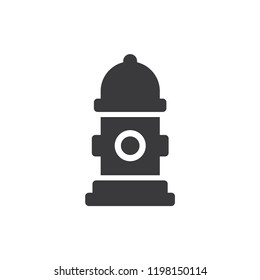 Fire Hydrant Vector Icon 