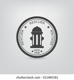 fire hydrant vector icon