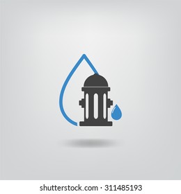fire hydrant vector icon