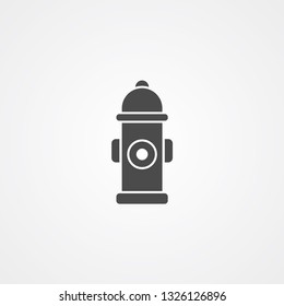 Fire hydrant vector icon sign symbol