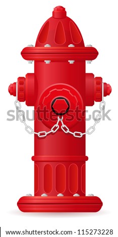 fire hydrant vector illustration isolated on white background