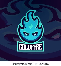 fire ice flame blaze hot mascot logo svg
