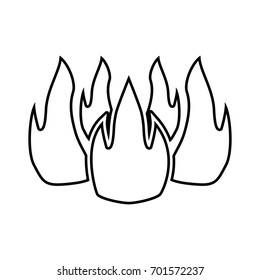 Fire icon .