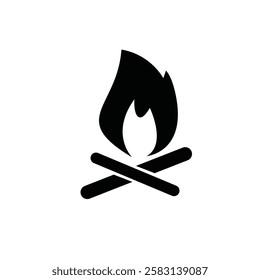 the fire icon at the bottom of the firewood can be associated with the combustion process