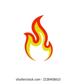 Fire icon design template illustration vector