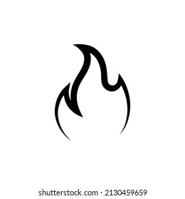 Fire icon design template illustration vector