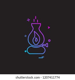 Fire icon design vector