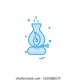 Fire icon design vector