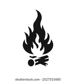 Design de ícone de fogo, Vetor de fogo, Projeto de vetor de fogo, Projeto de vetor de arte de fogo 