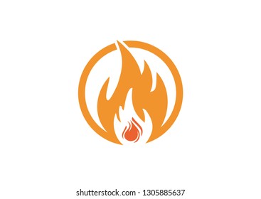 fire icon design vector. fire logo
