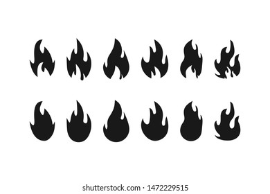 182,044 Fire silhouette Stock Vectors, Images & Vector Art | Shutterstock