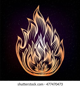 144,164 Fire line illustration vector Images, Stock Photos & Vectors ...