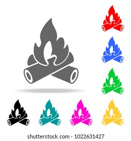 Fire icon. Element firefighters multi colored icons for mobile concept and web apps. Icon for website design and development, app development. Premium icon on white background