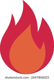 fire icon, flame icon, burning symbol, heat icon, campfire icon,