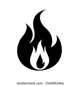 Fire Icon, Flame symbol, Fire vector icon
