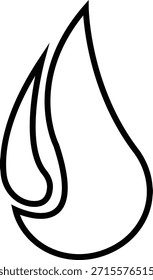 Icono de fuego con símbolos de llama en gradiente, línea negra, estilo, grupo de ilustración de energía de llama de calor ardiente para diseño de interfaz de usuario de peligro de seguridad y gráficos de emergencia